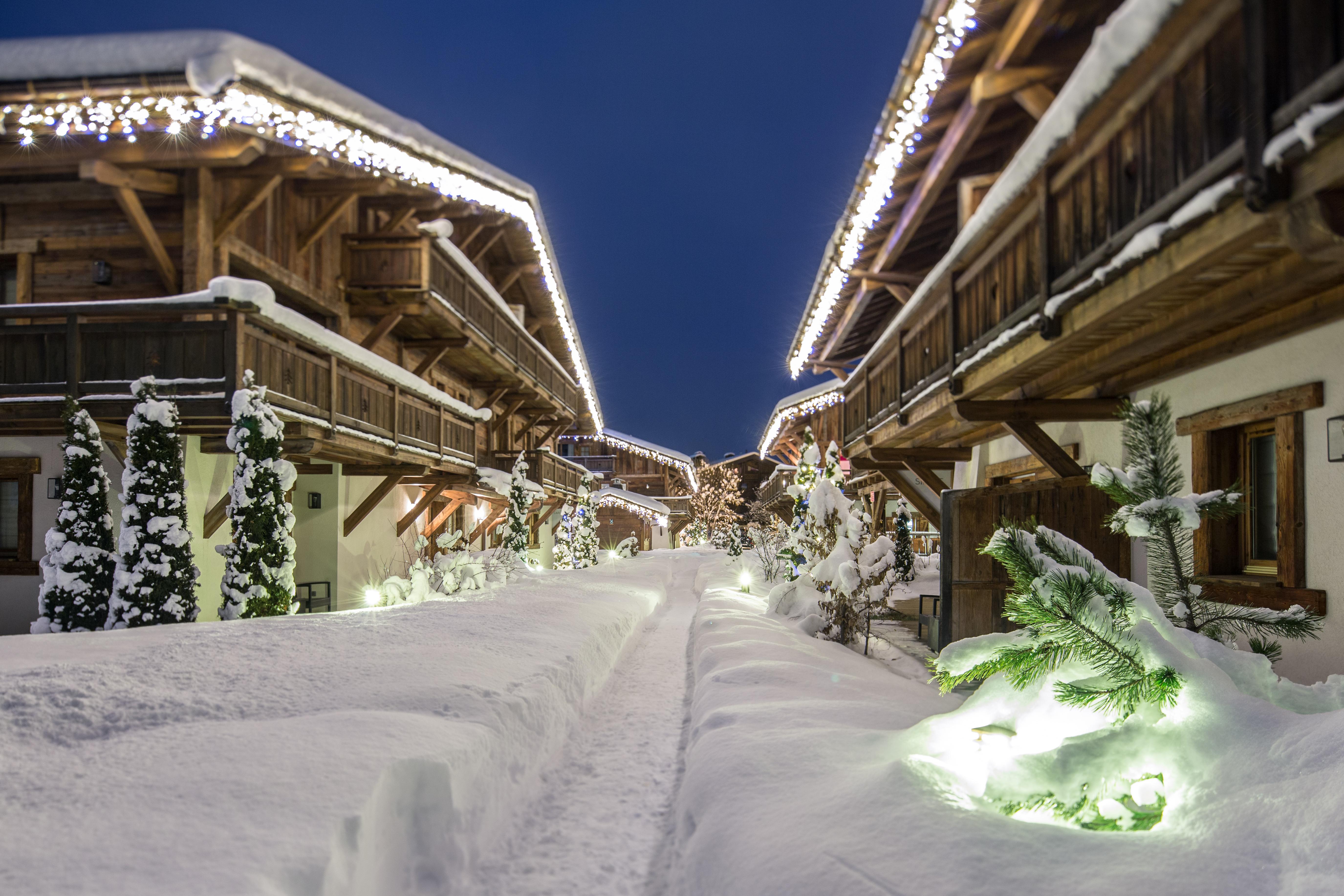 Les Loges Blanches Hotel Megève Eksteriør billede