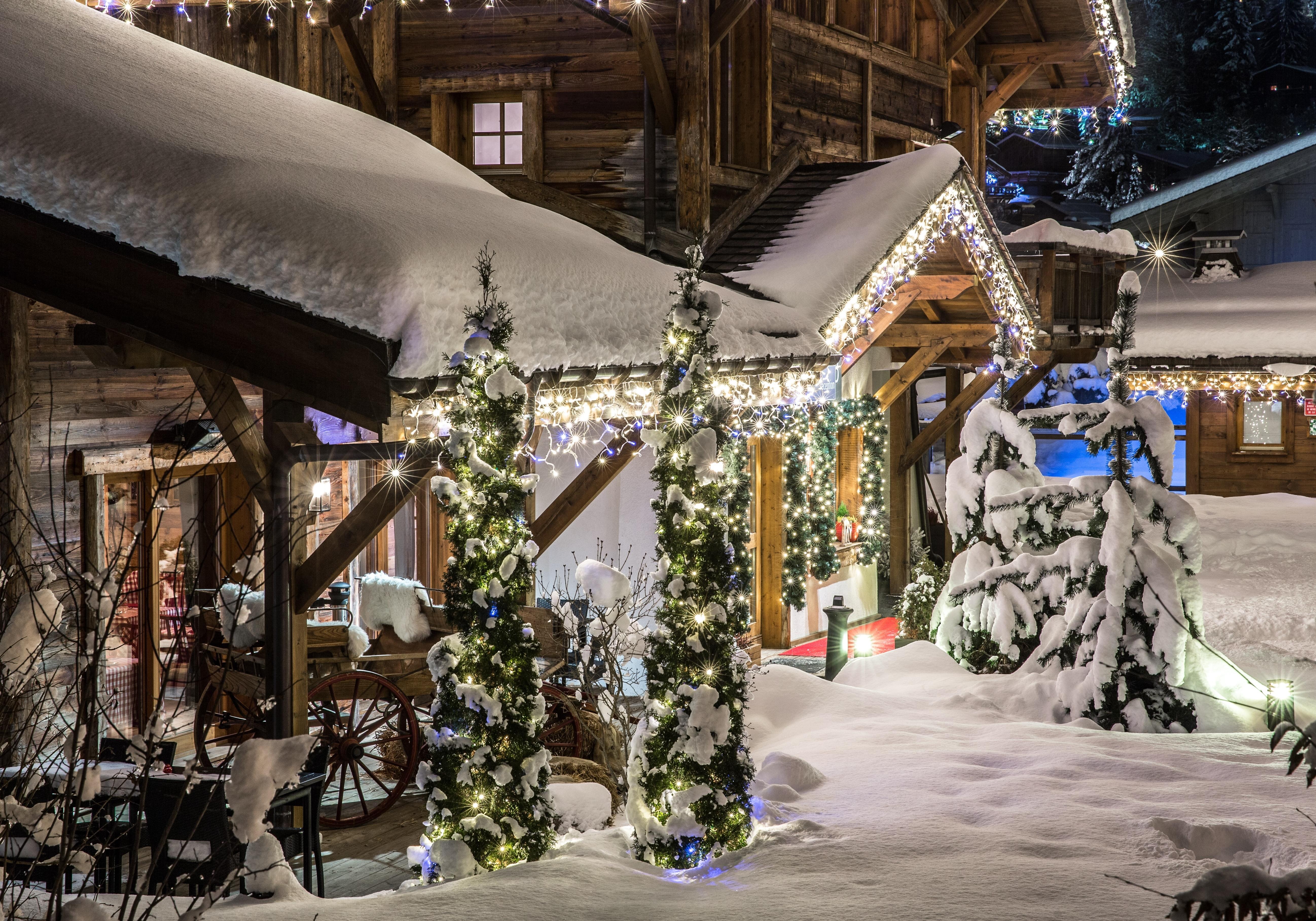 Les Loges Blanches Hotel Megève Eksteriør billede