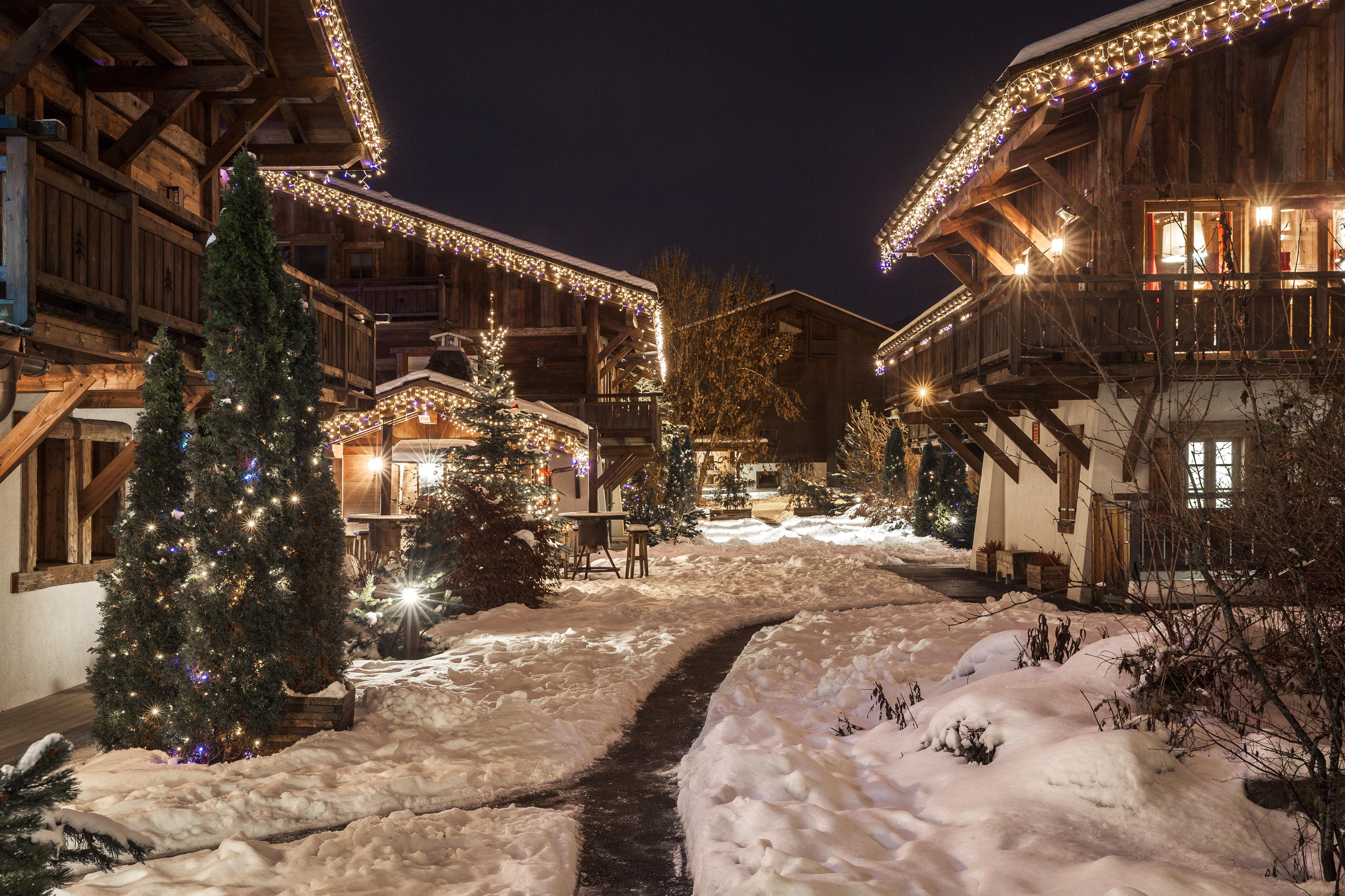 Les Loges Blanches Hotel Megève Eksteriør billede